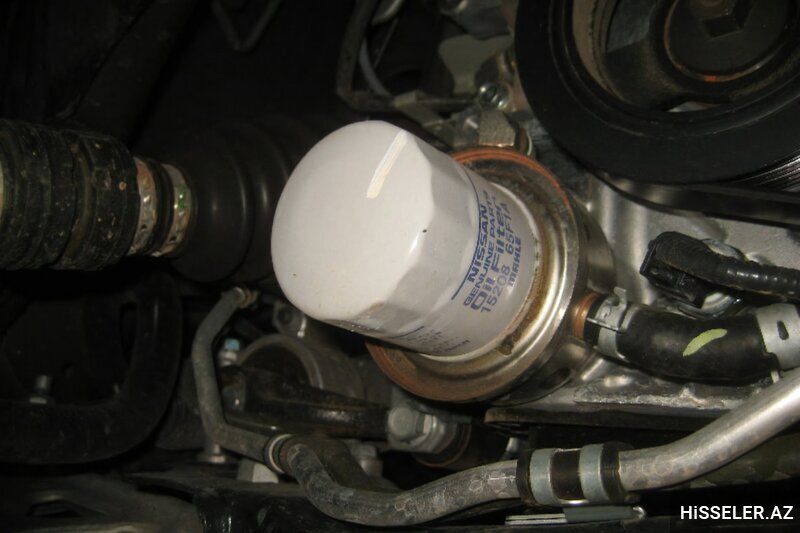 Nissan avtomobillərində yağ və filtr dəyişmə qaydaları
