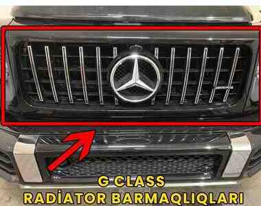 Mercedes G class radiator barmaqlığı