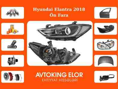 Hyundai Elantra ön sağ faraları Hyundai Elantra ön sağ faraları