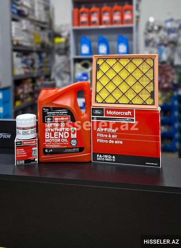 Ford orijinal Motorcraft brendin yağ və filterləri Ford orijinal Motorcraft brendin yağ və filterləri