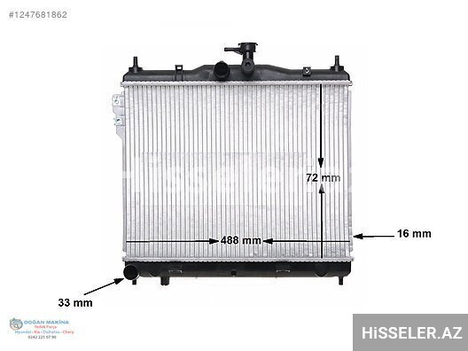 Hyundai Getz su radiatoru Hyundai Getz su radiatoru