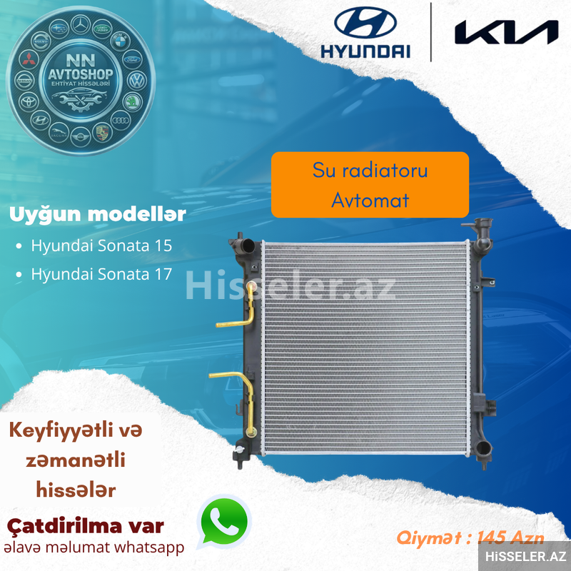 Hyundai sonata su radiatoru Hyundai sonata su radiatoru