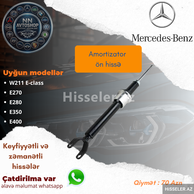 Mercedes-Benz arxa amortizator Mercedes-Benz arxa amortizator