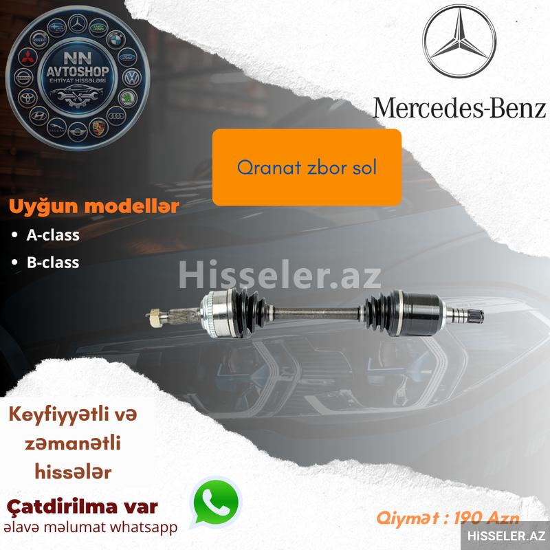 Mercedes-Benz a/b-classs qranat Mercedes-Benz a/b-classs qranat