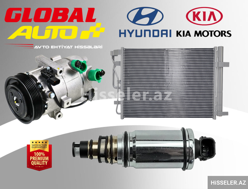 Hyundai Kia kondisioner komplekti Radiator Kompressor Sensor Hyundai Kia kondisioner komplekti Radiator Kompressor Sensor