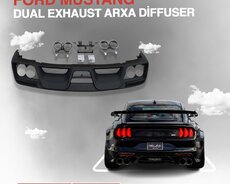 Ford Mustang Dual Exhaust Arxa Diffuser