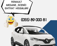 Renault Megane, scenic ehtiyat hissələri