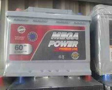 Mega pover 12 v 60 ah akkumulyatoru