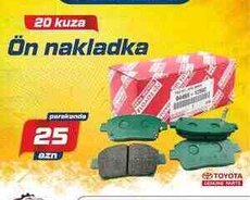 Toyota Prius 20 kuza ön əyləc bəndləri