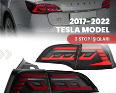 Tesla model stop isiglari