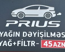 Toyota prius yağ