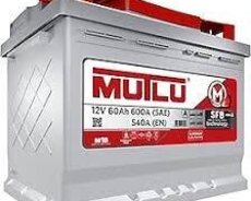 mutlu 12 volt 62 ah akkumulyator