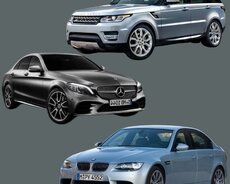 Range Rover, Mercedes, BMW ehtiyat hissələri