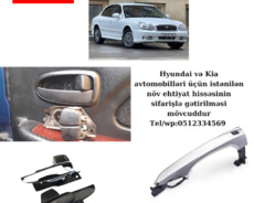 Hyundai Kia qapı dəstəkləri ruçkaları