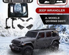 2007-17 Jeep Wrangler Jl modelini 2018-22 modele cevirme