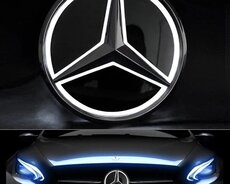 "mercedes-Benz" işıqlı emblemi