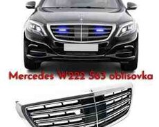 Mercedes W222 S63 barmaqlığı