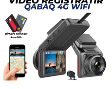 Avtomobil Video Registratir 2-kamera 4g Wifi