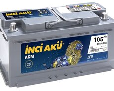 Akkumulyator Inci Aku Agm 105 Ah