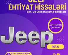 Jeep Ehtiyat Hisselerinin Satisi Movcuddur