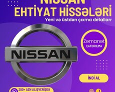 Nissan Ehtiyat Hisselerinin satisi movcuddur