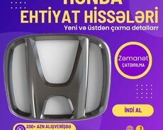 Honda Ehtiyat Hisselerinin satisi movcuddur