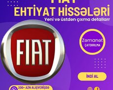 Fiat Ehtiyat Hisselerinin satisi movcuddur