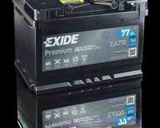 Akkumulyator EXIDE Premium 77 Ah R+ EA770