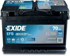 Akkumulyator EXIDE EFB 70 Ah R+ EL700