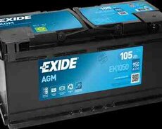 Akkumulyator EXIDE AGM 105 Ah R+ EK1050