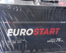 Eurostart 75 ah akkumulyator