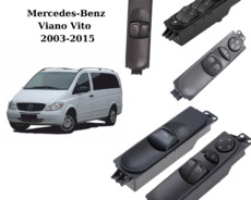 Mercedes Viano Vito 2003-2015 üçün şüşə qaldıran knopka blok