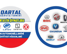 Changan, Byd, Dondfeng, Lifan, Baic, Mg ehtiyat hissələri