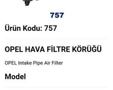 Vectra B 2.0 hava xortumu