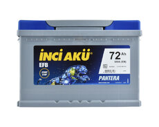 Аккумулятор Inci Aku Efb 72 Ah R+ 680a L3 072 068 013