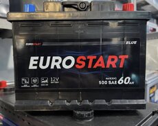 60 Ah Eurostar akkumlyatoru