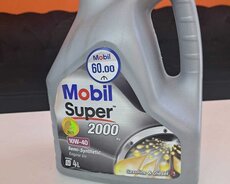 mobil super 10w-40 4litr mühərrik yağı