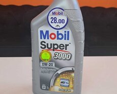 mobil super 0w-20 1litr mühərrik yağı