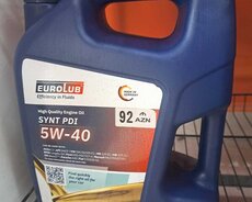 eurolub synt pdi 5w-40 5litr mühərrik yağı