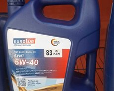 eurolub synt 5w-40 5litr mühərrik yağı
