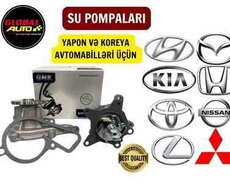 Yapon və koreya avtomobillərinin su pompaları