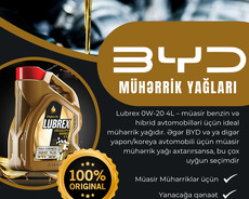 Lubrex 0w-20 4l - Byd motor yağı