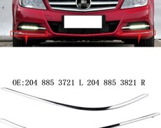 W204 C204 qabaq bufer nikeli xrom kantı Mercedes