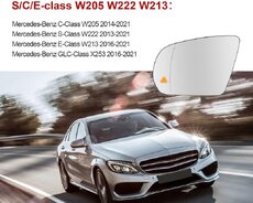 W205 W213 W222 Yan güzgü şüşəsi Mercedes