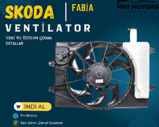 Skoda Fabia Elektroventilyator