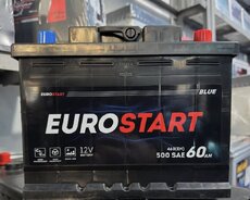 60 Ah Eurostart akkumlyatoru