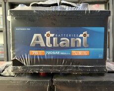 75 Ah Atlant akkumlyatoru