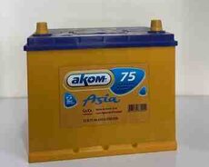 Akkumulyator AKOM 75 ASIA 12V 75Ah 630A