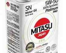 Mühərrik yağı Mitasu Platinum PAO SN 5W-50 4L