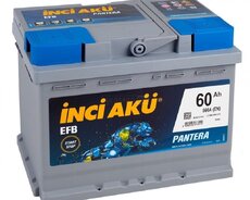 akkumulyator inci aku 60 ah efb